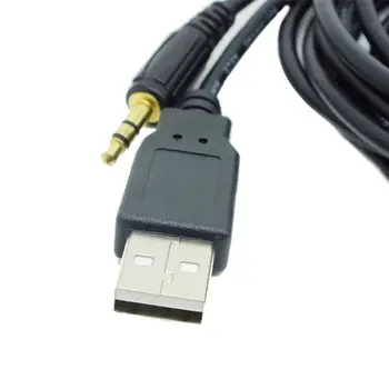 1,5 M Automobilio Brūkšnys Flush Mount USB Prievadą Skydelio 3.5 mm AUX USB prailginimo Kabelis Adapteris
