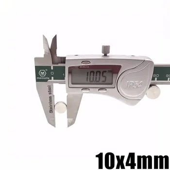 100vnt 10x4mm Neodimio Magnetas N35 Maži, Apvalūs Super Galingas Magnetinis 10*4mm Magnetai Diską Amatų Nuolatinis NdFeB 10mm x 4mm