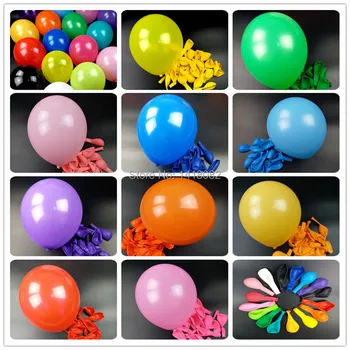 100vnt 12inch 2.8 g apvalių spalvotų balionų Sustorėjimas aukštos kokybės vestuvių vaikų Šalis Gimtadienio Balionas dekoratyvinis balionai