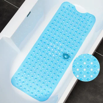 100×40CM vonios kilimėlis PVC pailgintas, vonios kambarys neslidus kilimėlis dušo kambarys pėdų kilimėlis su siurbtukas neslidžia 33921