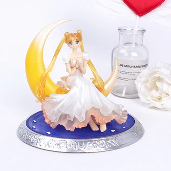 12,5 cm Animacinių filmų Sailor Moon Veiksmų Skaičiai Mėnulio Galia Pvc Modelis Anime Kolekcija Rinkinys Dovanų Žaislų 1Pcs veiksmų skaičius, modelį, dovana, žaislai 1200