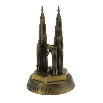 16cm Vintage Modelis Malaizija Petronas Twin Towers Kvala Lumpūras 126801