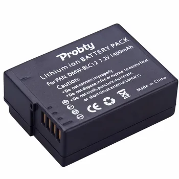 1pcs PROBTY NT-BLC12 NT BLC12 Baterija + Įkroviklio rinkinys, skirtas Panasonic DMC GH2 G5 G6 V-LUX4 DMC-GH2 FZ1000 FZ200 DMC-G7 DMC-G85 1206