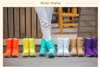 2019 naujas moterų batai moteriški sniego batai šiltas, atsparus vandeniui neslidus ponios batai multi-spalvos pasirinktinai