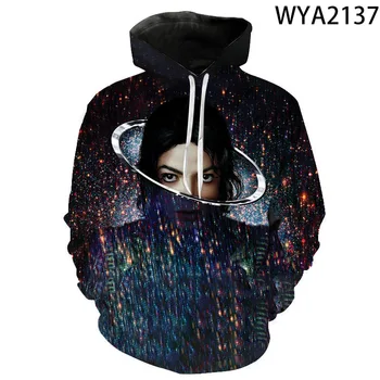 2020 m. Michael Jackson 3D Spausdinimo Hoodies Vyrų, Moterų, Vaikų, Palaidinės Mados Hip-Hop Streetwear Harajuku Kietas Megztinis 3316
