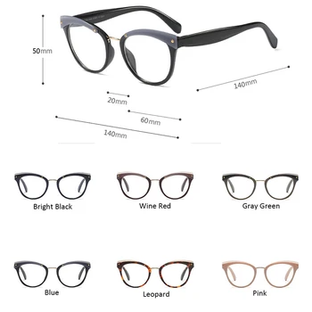 2020 m. Moteris, Cat Eye Akiniai, rėmeliai Mados kniedės Lady Cat, Akinių Rėmeliai Moterų Prekės Dizaineris Seksualus optika, akiniai