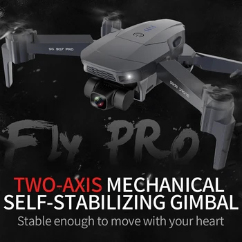 2020 NAUJAS SG907 Pro Drone Quadcopter GPS 5G WIFI 4k HD Mechaninė 2-Ašis Gimbal Kamera Palaiko TF Kortelę RC Tranai Atstumas 800m