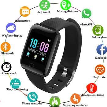 2020New Sporto mados elektroniniai laikrodžiai Vyrams, Moterims, vaikams, Apyrankės IP67 Širdies ritmas Tinka Tiek 