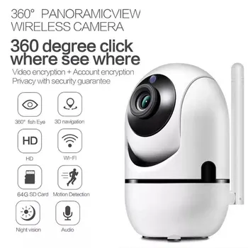 2021 KARŠTO Smart Kamera 1080P Belaidžio Wifi Infraraudonųjų spindulių Anti-Theft Ip Kamera, Naktinio Matymo Protingas Hd Stebėjimo Kamerą
