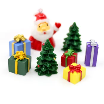 20Pcs 3D Miniatiūrų Kalėdų Medžio Pasakų Sodo Reikmenys 