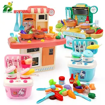23-26Pcs Virtuvės Žaislas Miniatiūriniai Mini Plastikinių Maisto Mergaitė Vaikai Pjovimo Daržovių, Vaisių, maisto gaminimas Namuose Nustatyti Žaislas Vaikams, Dovana