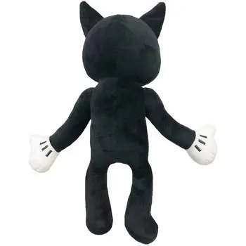 25cm Juoda Animaciją Kačių Pliušinis Žaislas Anime Black Animaciją Kačių Įdaryti Lėlės Juguetes Legendų Siaubo Peluches Žaislai Vaikams Dovanų 455