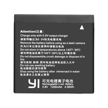 2vnt Originalus AZ16-1 Baterija Xiaomi YI lite 4K 4K+ + LCD USB Dual Įkroviklio Xiaoyi Veiksmų Fotoaparato II 1200mAh 3.85 V Baterija