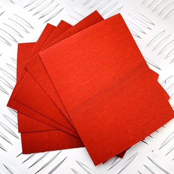 2vnt Raudona Vulkanizuotos Skaiduls Popieriaus rankenos metalinės medžiagos, Todėl 