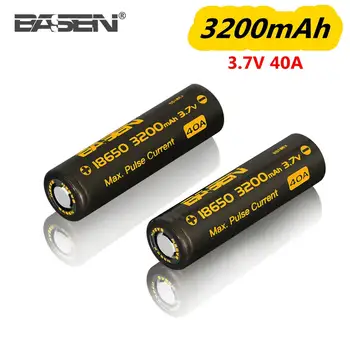 2X18650 Basen Baterija ličio jonų baterija cvell 3.7 V 3100mAh/40A/50A 3200mAh/40A 3500mAh/30A didesnės talpos 18mm * 65mm