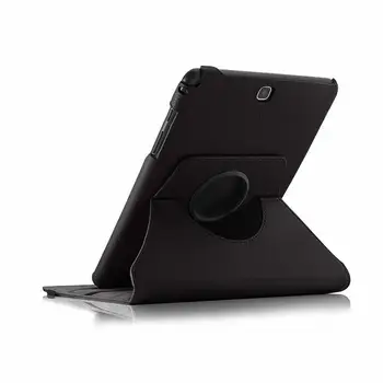 360 Laipsnių Sukama PU Odos Smart Case T550 Stovo Laikiklio Dangtelį Samsung Galaxy Tab 9.7 colių SM-T550 T555 Magnetinio Atveju