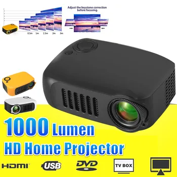 3D HD Mini Nešiojamasis Projektorius 320x240P Palaiko 1080P LCD 50000 Valandų Lempos eksploatavimo Namų Kino sistemos, Vaizdo Projektorius
