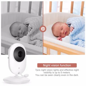 4.3 colių Belaidžio Video Baby Monitor 2 Būdas Kalbėti Didelis Spalvų Rezoliucija Kūdikių Auklė Saugumo Kameros VOX Režimu Temperatūros Stebėjimas 16602