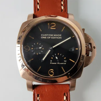 42mm vyriški Laikrodžiai Vandeniui Šviesos Kalendorius Nerūdijančio Plieno Odinis Juodas Ciferblatas Vyrų Laikrodis Vyrams, Automatinis Mechaninis laikrodis
