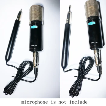 48v phantom maitinimo kabelis kondensatoriaus mikrofoną su xlr ir 3,5 mm kištuku ir 6.35 mm kištuku 48V mikrofonas galios keitiklis