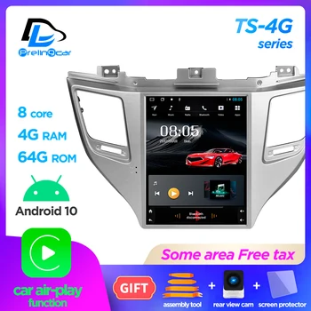 4G Lte Vertikalus ekranas, android 10.0 automobilių gps multimedia vaizdo radijo grotuvas brūkšnys hyundai naujų Tucson-2018 automobilių navigaton 86292