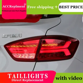 4PCS Automobilių Optikos už Chevrolet Cruze Žibintai 2016-2018 cooper LED Uodega Lempos+Posūkio Signalo+Stabdžiu+Atvirkštinės LED šviesos