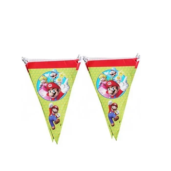 55Pcs Super Mario Tema Stalo reikmenų Rinkinys, Vaikams Happy Birthday Party Apdailos Cupcake Topper Plokštės Puodeliai Staltiesė Padengti Reklama 12995