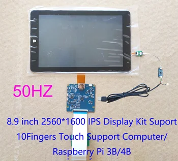 8.9 colių TFTMD089030 2K HDMI IPS Ekranas 2560*1600 MIPI LCD Su Vairuotoju Valdybos USB Touch 