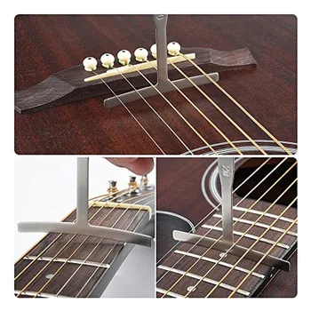 9pcs Gitara Understring Spindulio Indikatorius Fingerboard Setup Luthier Įrankiai, Tilto Balnas Patikslinimus boso stygos Priemonės Remonto Rinkinys 39348