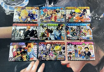 9pcs/set Šuolis 50-Metis Japonų Komiksų BALINIMO One Piece, Naruto Hobis Kolekcionuojamų Žaidimas Anime Kolekcija Korteles