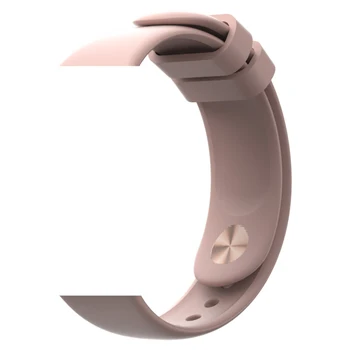 Allcall GTA Smartwatch Juosta, Silikono Dirželis vientisos Spalvos Watchband Juoda Mėlyna Rožinė