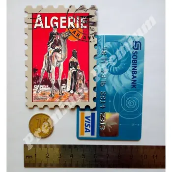 Alžyras Afrikos suvenyrų magnetas derliaus turizmo plakatas 4296