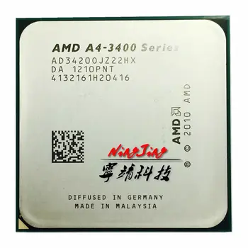 AMD A4-Series A4-3420 A4 3420 2.8 GHz, Dual-Core CPU Procesorius AD3420OJZ22HX Socket FM1
