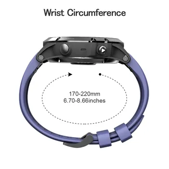 AN už Fenix 6X/6X Pro/Fenix 5X/5X Plius/Fenix 5S/5S Plius/3/3HR 20mm 22mm 26mm Silikonas, Quick Release Watchband Smartwatches 18197