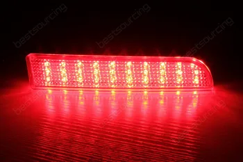 ANGRONG LED Bamperio Atšvaito Raudona Objektyvas Liekamosios Stabdymo stabdžių Žibintas, Skirtas Audi Ulonas Evo X CZ4A