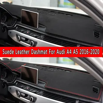 Audi a4 a5 b9 avant 2016 2017 2018 2019 2020 Verstos Odos Dashmat prietaisų Skydelio Dangtelį Trinkelėmis Brūkšnys Kilimėlis, kiliminė danga, neslidžios Automobilio stiliaus 36545