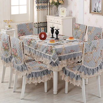 Aukštos klasės Prabangos Europoje Nėrinių Gėlių siuvinėjimo Nėrinių Staltiesė Apvali Staltiesė, Vestuvių staltiesė arbatos staltiesės