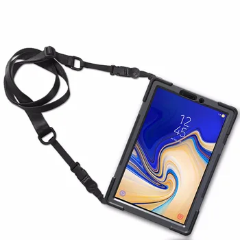 Case for Samsung Galaxy Tab S4 10.5 2018 T830 T835 SM-T830 SM-T835 Vaikai Vaikai Saugus Kritimo Atsparumo Padengti Riešo Dirželis Funda 179552