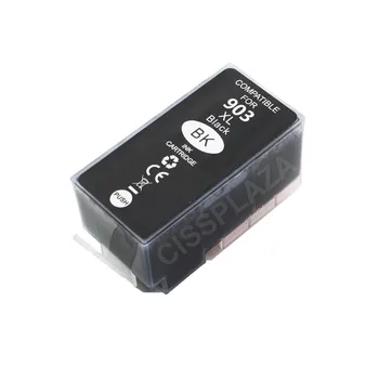 CISSPLAZA 4pcs rašalo kasetė suderinama HP903 XL su mikroschemą OfficeJet 6950 6960 6970 6975 E211 spausdintuvą 4960