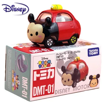 Disney Mielas 5-6cm Lydinio Automobilio Modelį Mickey Minnie Marvel Serijos Animacinių filmų Vežimėlis vaikiškas Žaislas Kalėdų Dovana