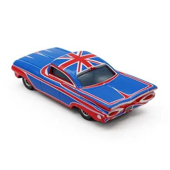 Disney Pixar Automobilių Žaibas McQueen, Didžiosios Britanijos Vėliava Versija Ramone 1:55 Diecast Metalo Lydinio Modelis Žaislai Automobilių Vaikams Geriausių Dovanų