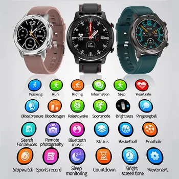 DT78 Smart Watch Vyrų Apyrankės Fitneso Aktyvumo Seklys Nešiojami Įrenginiai Vandeniui Širdies ritmo Monitorius žiūrėti 