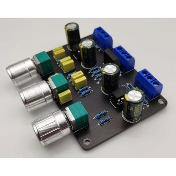 Dual NE5532 Toną, Stereo-Preamplifier Valdybos Garso HiFi Amprifier Ekvalaizeris Preamp Aukštų Bass, Tone Control Pre Stiprintuvas