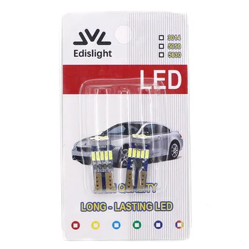 Edislight 194, T10 W5W 15SMD LED Skaičius Šviesa Licencijos numerio ženklo Žibintas Honda Accord Civic CR-V 