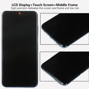 Ekrano ir Huawei Honor 10i HRY-LX1T LCD Ekranas Jutiklinis Ekranas skaitmeninis keitiklis Asamblėjos Pakeisti Huawei Honor 10i Ekrano 6.21