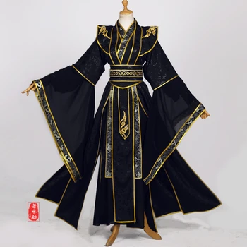 Geng Cosplay Kostiumų Anime Sha Po Lang Chang Juodojo Aukso Kinijos Hanfu Helovinas Naują Atvykimo Kostiumai Vyrams 21095