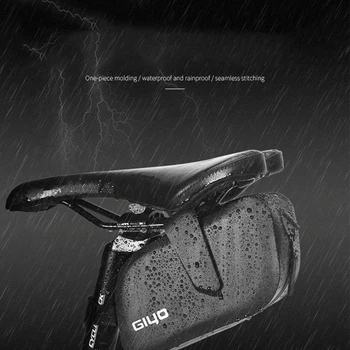 GIYO Dviračio Krepšys Galinės Sėdynės Saugojimo Krepšiai, Dviračių Rainproof MTB Kelių Dviračio Balno Pagalvių Raukčio Dviračių Dviračio Krepšys bolso bicicleta