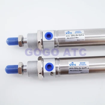 GOGOATC apvalios oro cilindrų nerūdijančio plieno pagimdė 32mm DSNU-32-150/200/250/300-P/PPV-tipo, pneumatiniai cilindrai, skirti parduoti