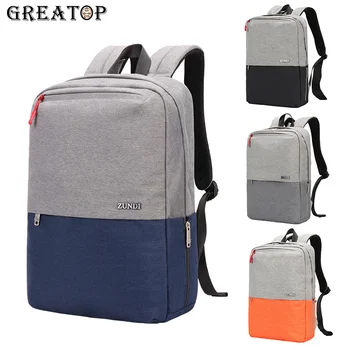 GREATOP 2020 Naują Stilių aukštos kokybės vandeniui Laptop Backpack For 15.6 colių USB Įkrovimą, Kuprinės, Kuprinės Mokyklos 8275