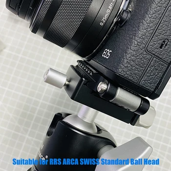 Greito Atleidimo Plokštė PAR Arca Šveicarijos Diržas Apkabos, Adapteris, skirtas DSLR Fotoaparatas Kamuolį Galva Trikojo Pagrindo Diržas Universalus Įrašą Aliuminio Dalys 138395